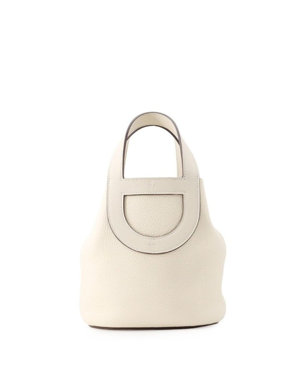 Hermes Tote Bag in the Loop 18 Nata Gold Taurillon Clemence Swift